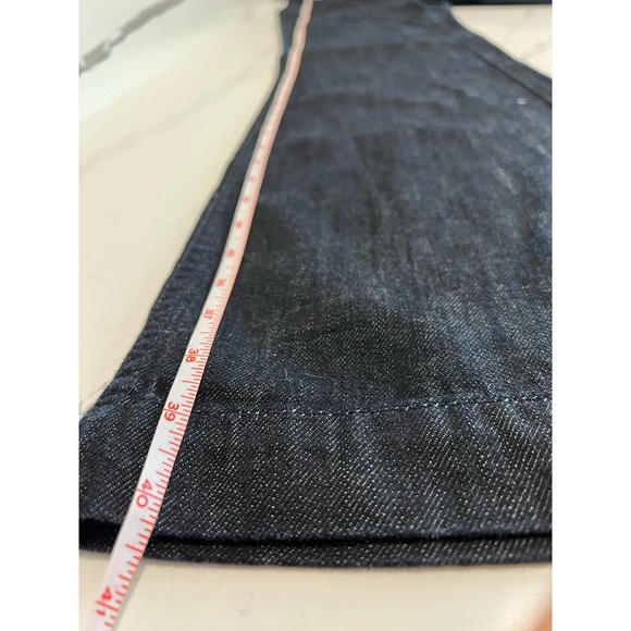 Y2K Vintage Fossil Jeans Size 25 Dark Wash Straight Wide‎ Leg - Picture 7 of 9